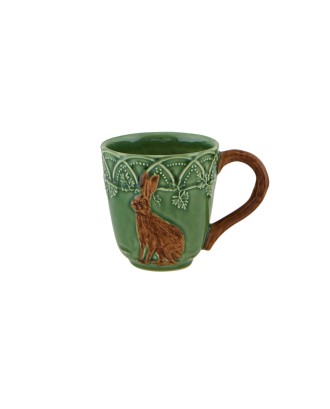 Cana ceramica, 450 ml, Hare Bosque - Bordallo Pinheiro